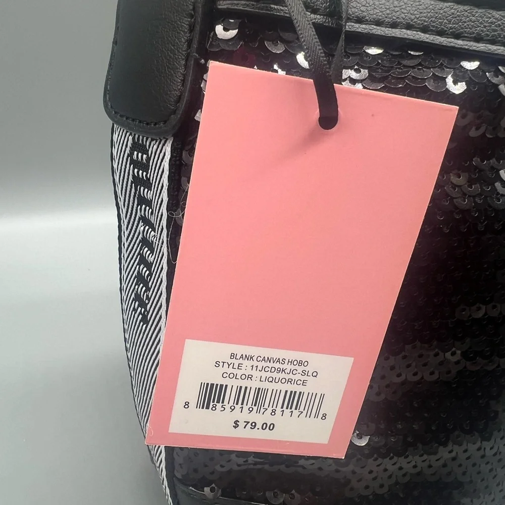 Juicy couture blank canvas hobo purse